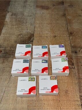 Bundle 8 Rolls Original NIIMBOT 12*40mm  Thermal Label Rolls 160 Per Roll 
New i